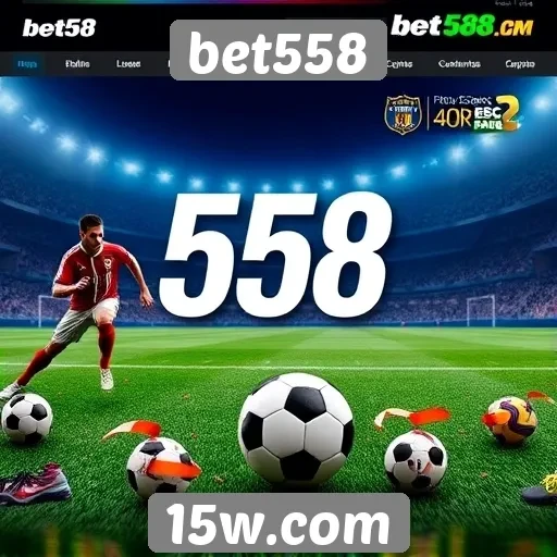 Apostas esportivas disponíveis no site bet558